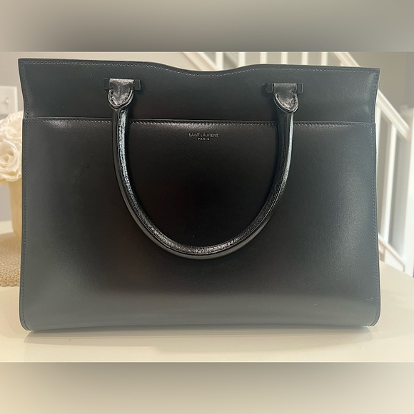 SOLD! Yves Saint Laurent Calfskin Medium Uptown Tote - Picture 2 of 14